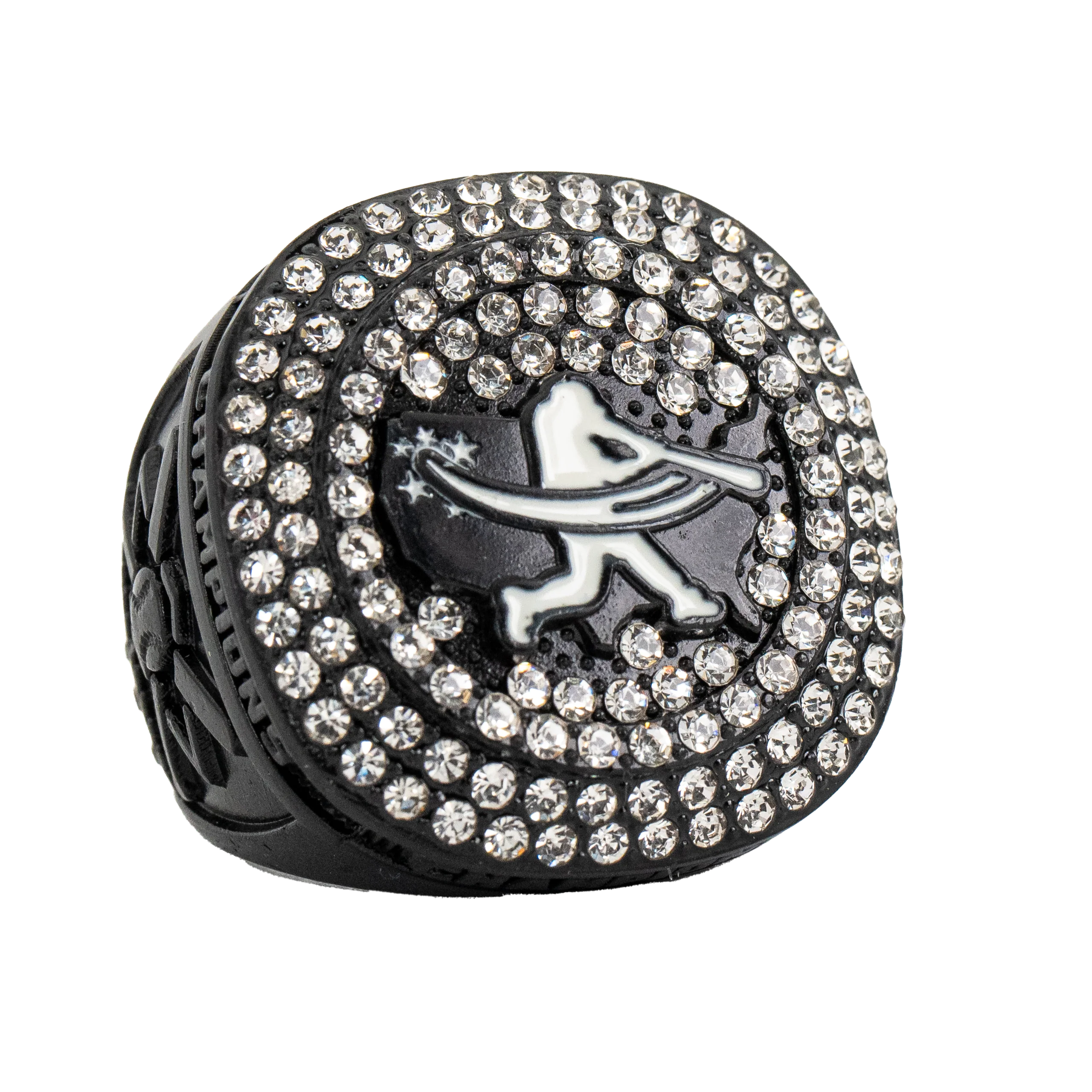 Black Baseball Championship Ring - Image 4