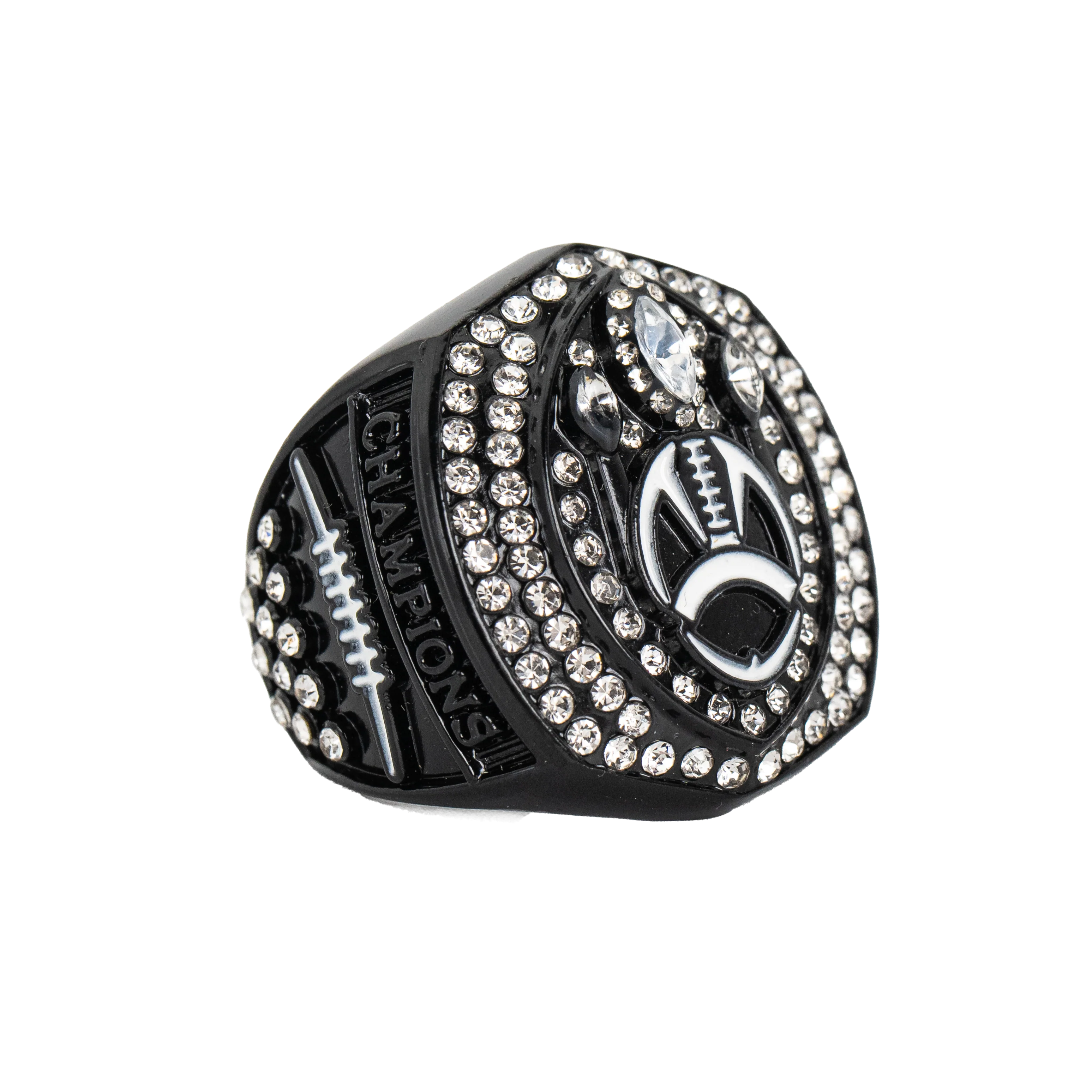 Black Football Champion Rings - Image 4