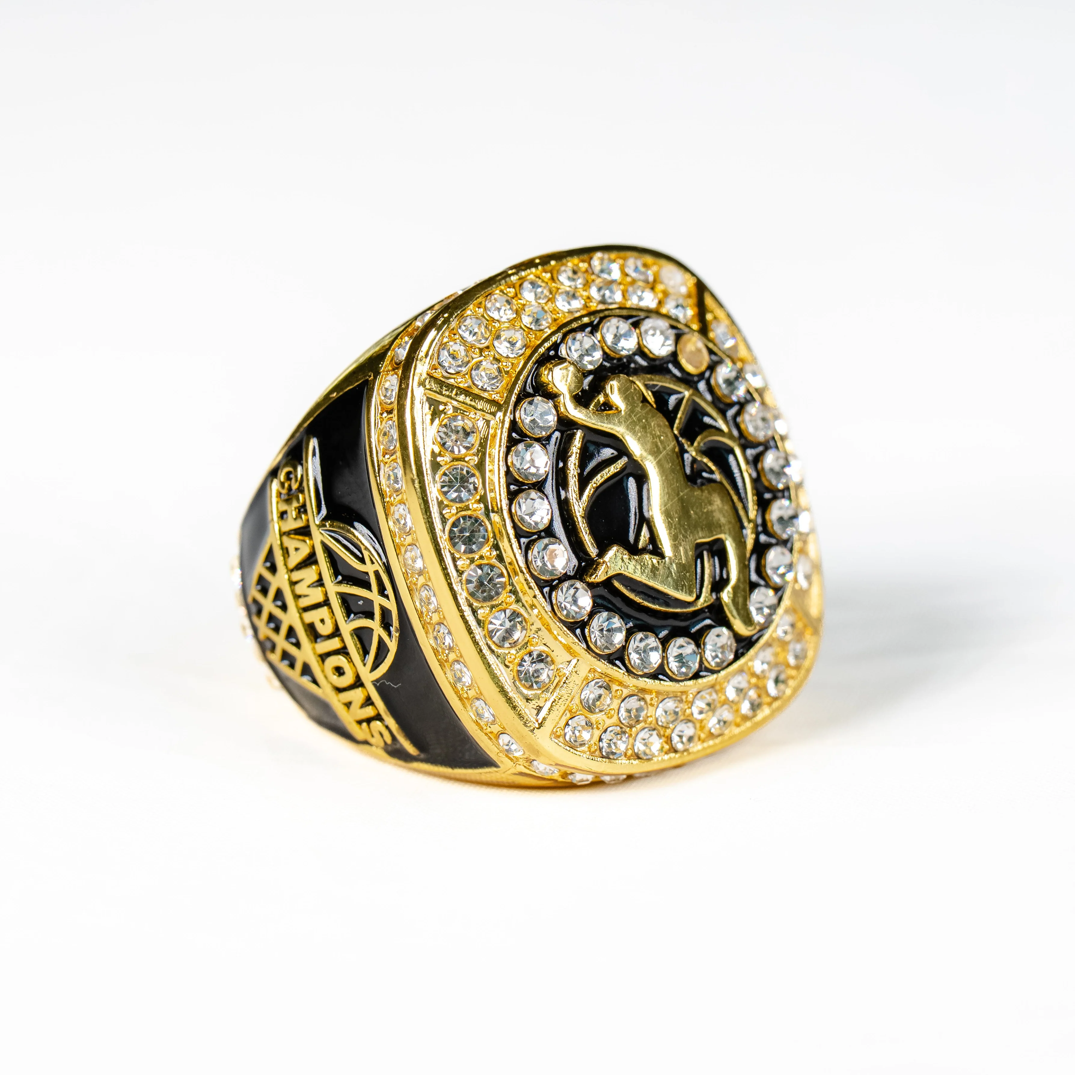 Gold Basketball Champion Rings - Image 3