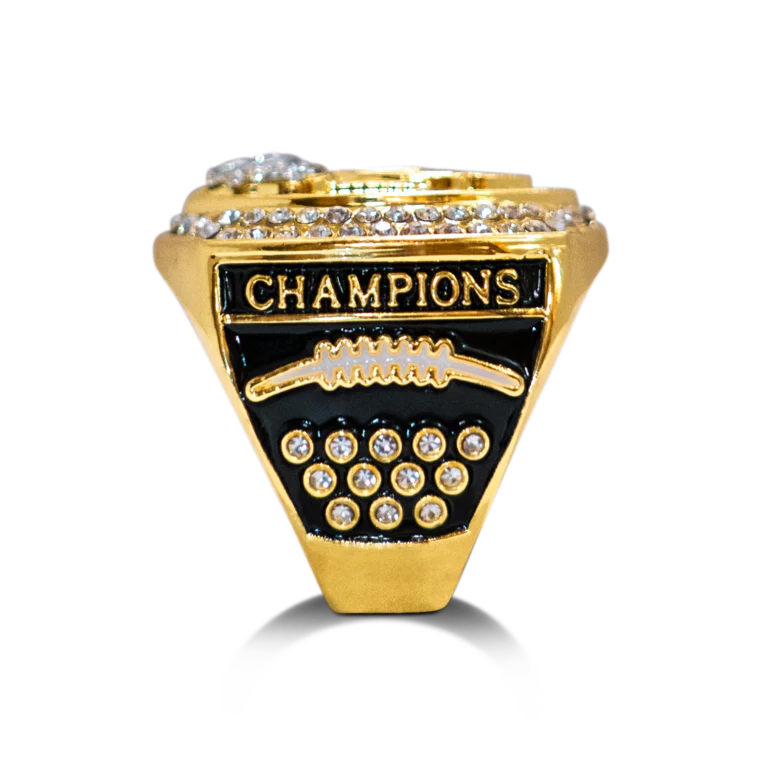 Gold Football Champion Rings - Image 3